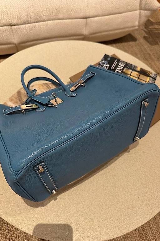Hermès Sacs: HERMES BIRKIN 35 BLUE JEAN – D'occasion à Schwyz par bofb 9