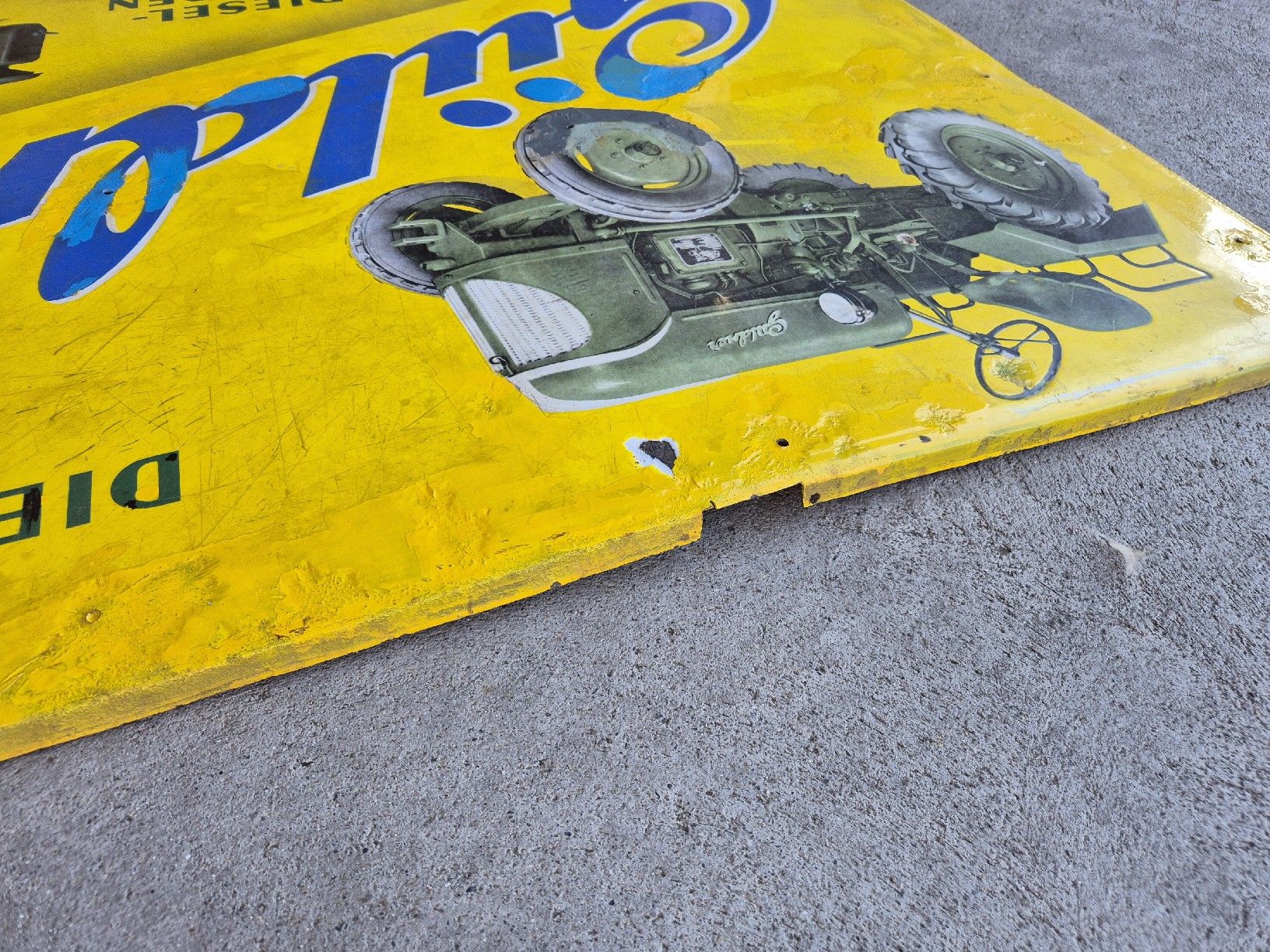 Insegne: Güldner Emailschild – Usato da Hitzkirch venduto da VintageForst 6