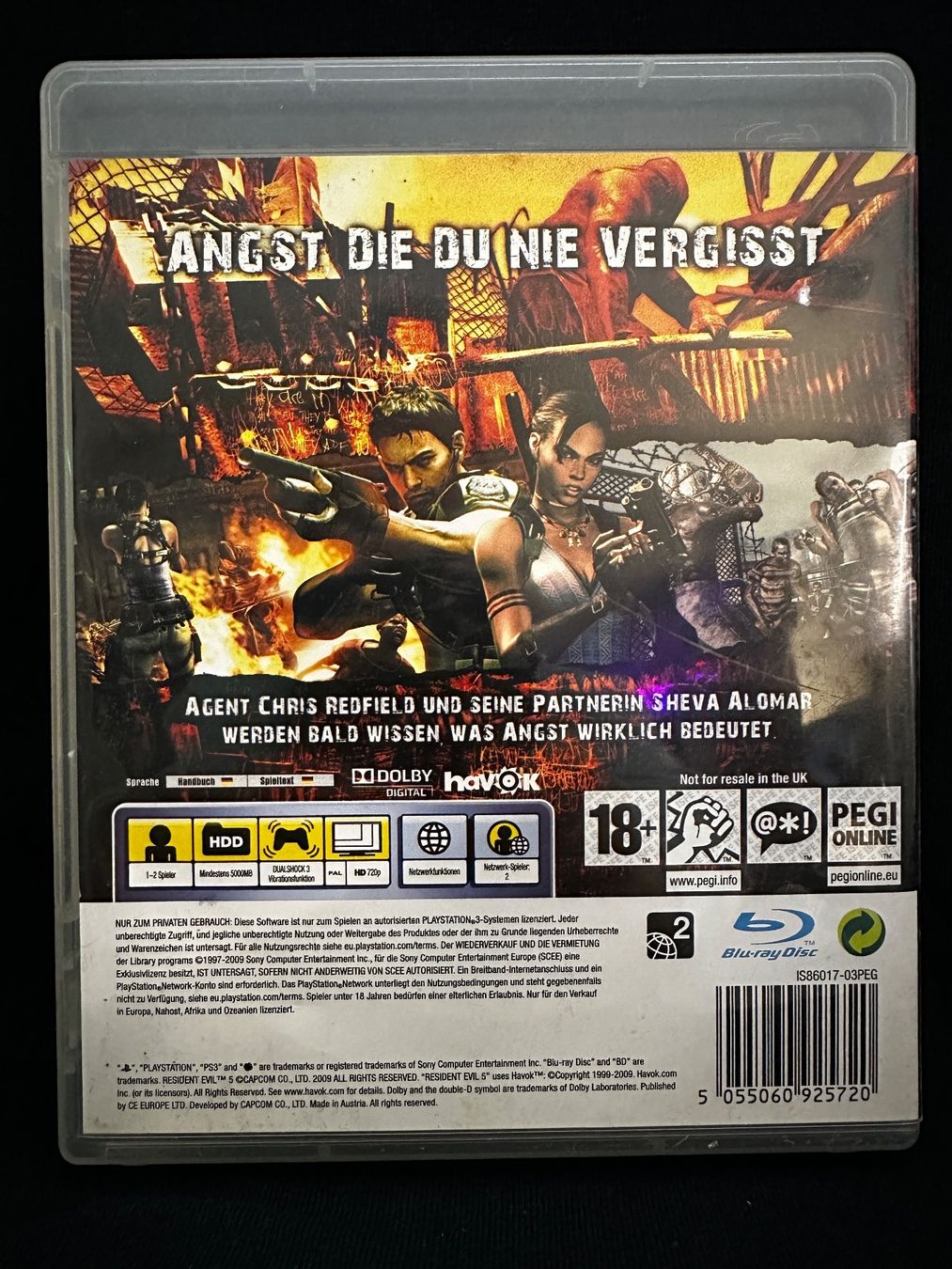 Jeux: Resident Evil 5I PS3 I – D'occasion à Küssnacht am Rigi par Bionicmax 2