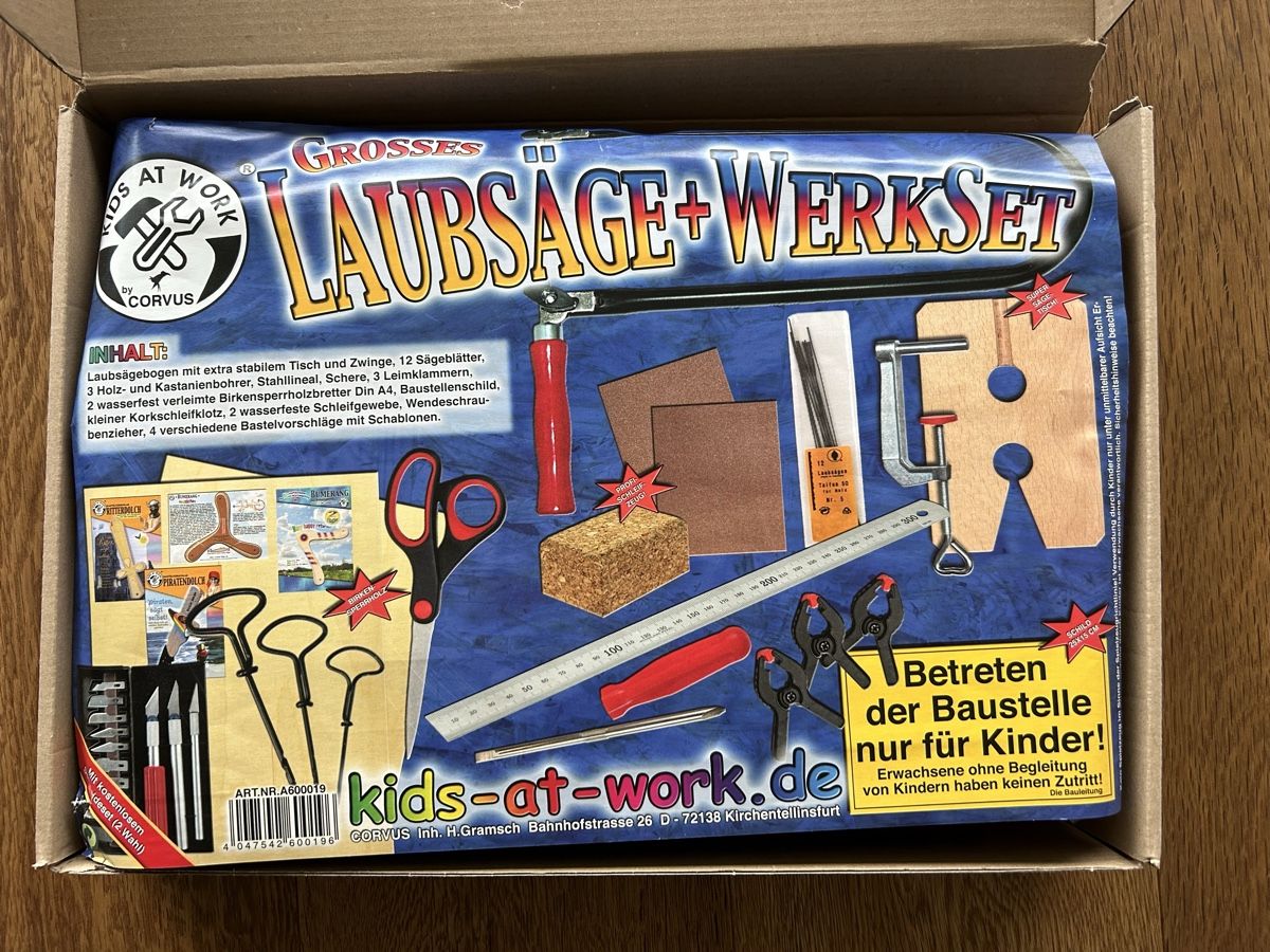 Bastelsets: Laubsäge+Werkset Kinder Bastelset Neu – Neu (gemäss Beschreibung) aus Horgen von Rafnaf