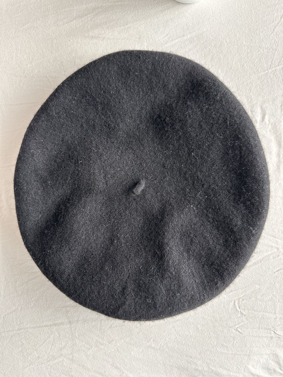 Hüte, Mützen & Caps: Black wool beret – Gebraucht aus Zürich von des_bxc9 1