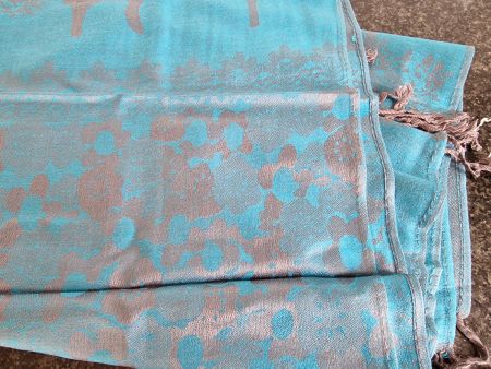 Schal mit Hirsch Motiv 70x180 cm NEU