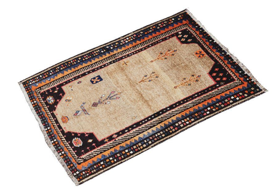 Gabbeh Tappeti: Vintage Teppich mit rustikalem Flair – Usato da Eglisau venduto da Teppichportal 1