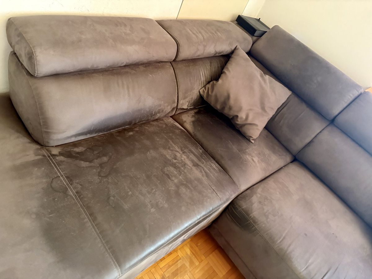 Divani: Alcantara Ecksofa Grau – Usato da Stäfa venduto da Louder85 3