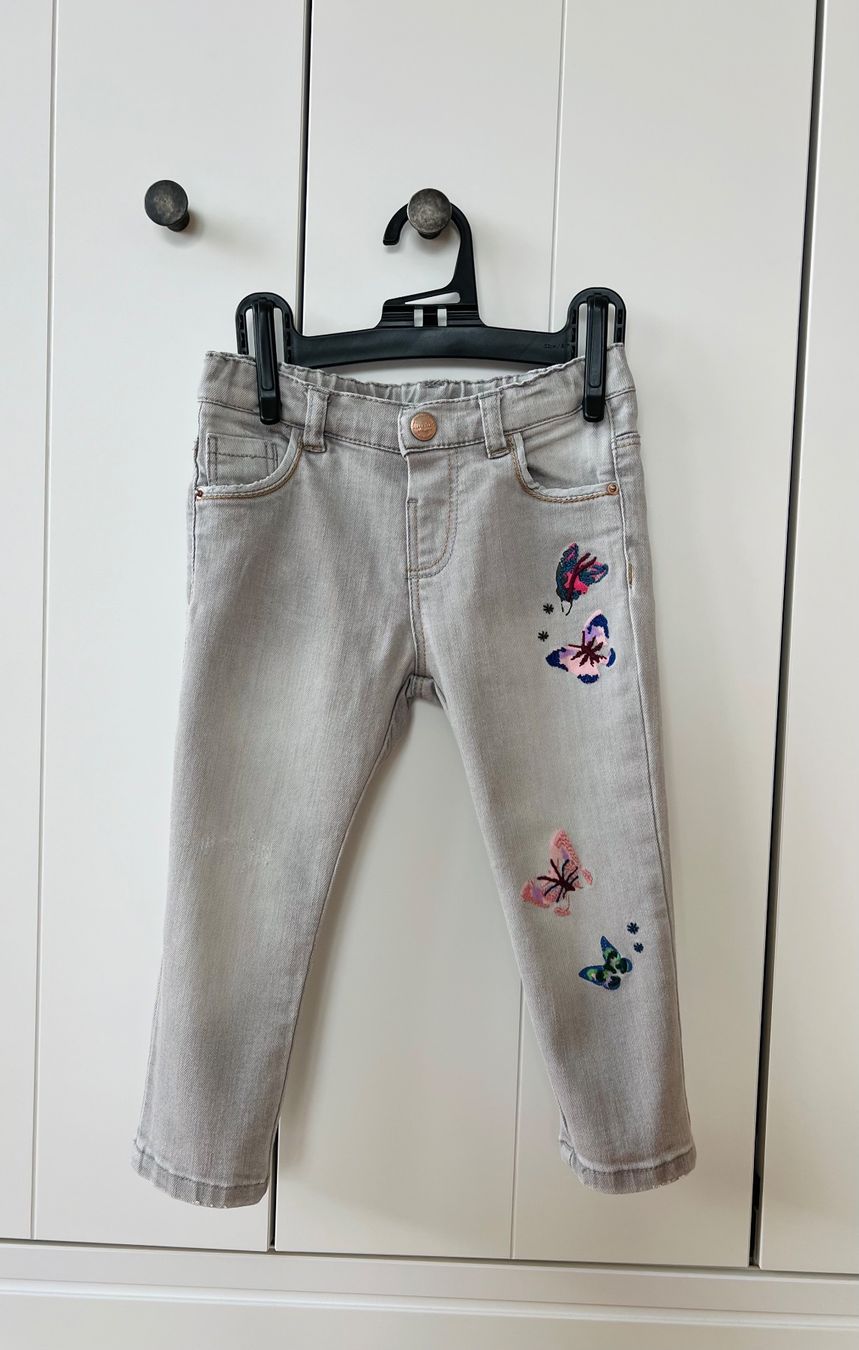 Zara Hosen: Zara, 92, Jeans, hellgrau, Schmetterling – Gebraucht aus Burgdorf von rulan 1