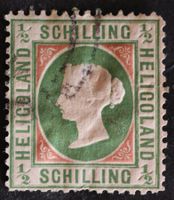 Helgoland MNr. 6y 1/2 Schilling gestempelt