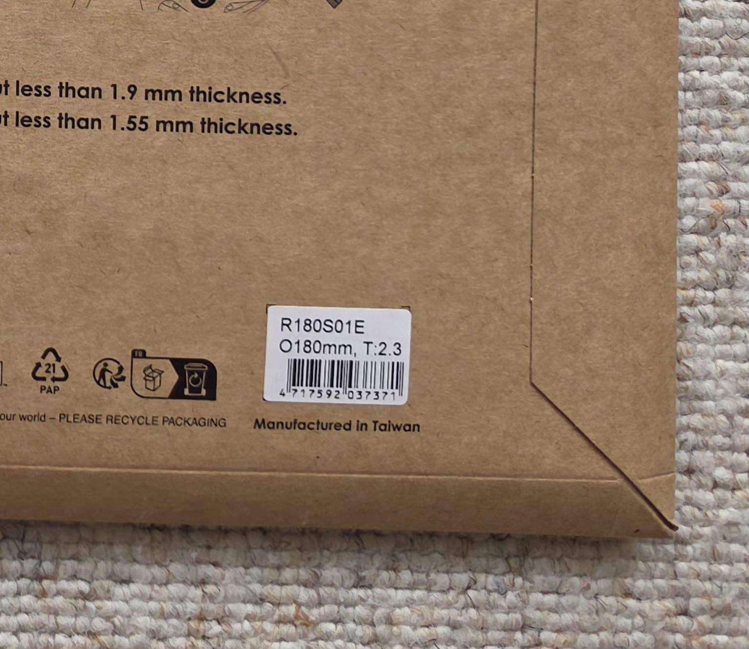 Pezzi di ricambio: TRP RS01E Bremsscheiben – Nuovo e nell'imballaggio originale da Winterthur venduto da TheMatrixHasYou 2