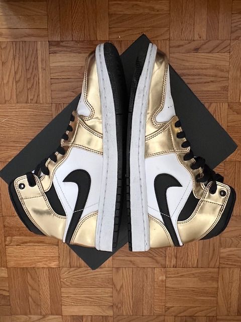 Scarpe da uomo: Baskets Nike Air Jordan 1 Mid SE "Metallic Gold" – Nuovo (secondo la descrizione) da Lausanne venduto da Magic1900 2
