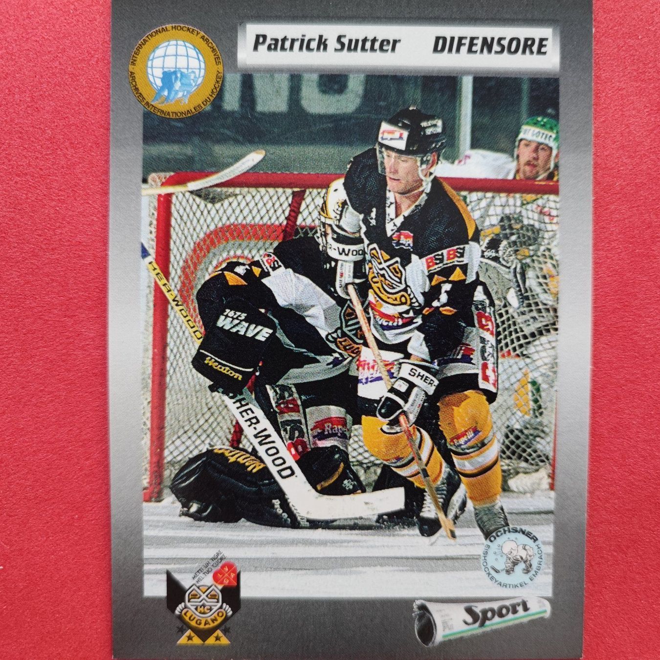 Carte collezionabili: Patrick Sutter - HC LUGANO - 1993/94 – Usato da Dübendorf venduto da kb86_MOVIE