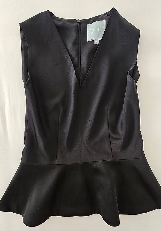 Top: Piqyourdress Schösschentop in schwarz – Usato da Dübendorf venduto da alysa02