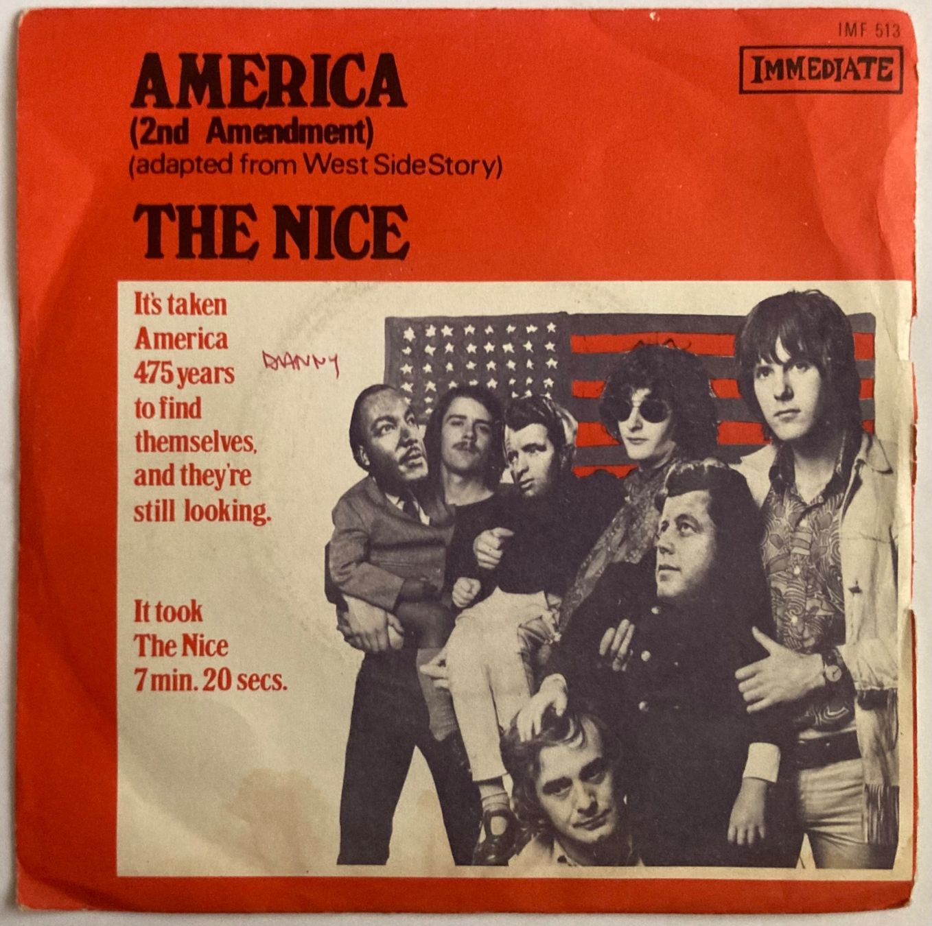 Dischi in vinile: THE NICE - AMERICA (2ND AMENDMENT) (ADAPTED FROM WEST SIDE S – Usato da Poliez-Pittet venduto da Newtown-Records