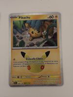 Carte Pokémon PIKACHU 16 30ans fr