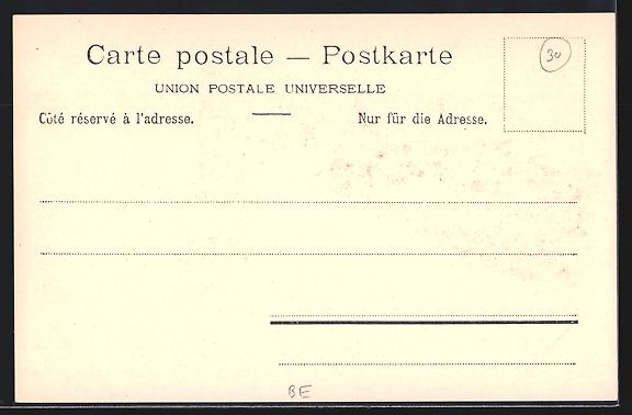 Cartoline postali: St. Beatenberg, Wegpartie mit Alpenhäus – Usato da Berlin venduto da bartko-reher 1
