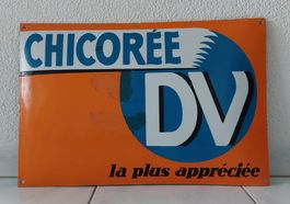 Emailschild Chicoree DV Plaque émaillée