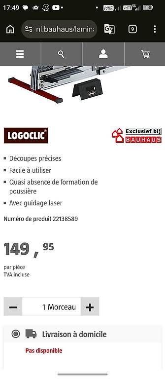 Tous les outils: Trancheuse à parquet – D'occasion à Le Crêt-p-Semsales par VincentC01 2