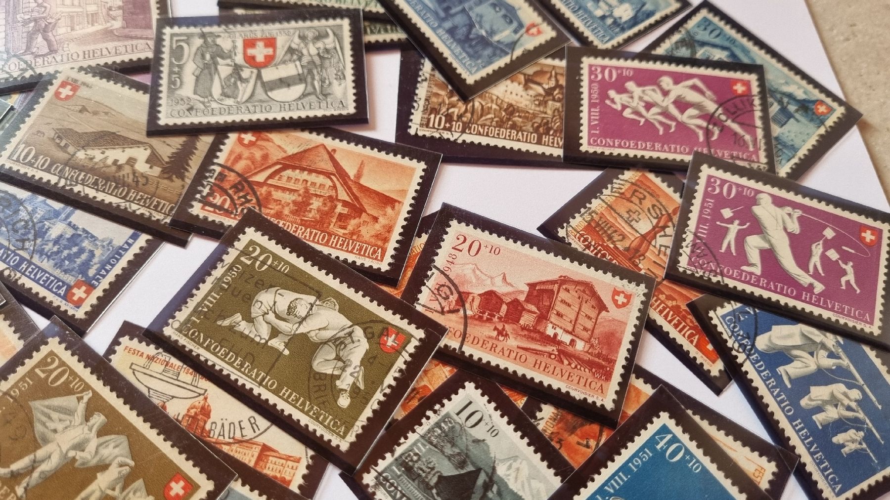 Tutti i francobolli: GUTE PRO PATRIA - SAMMLUNG – Usato da Heimenschwand venduto da Valvora 2