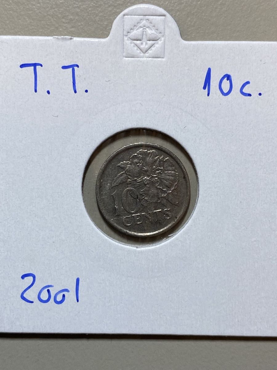Tutti le monete: Trinité et Tobago - 10 cents - 2001 – Usato da Payerne venduto da Mike1682