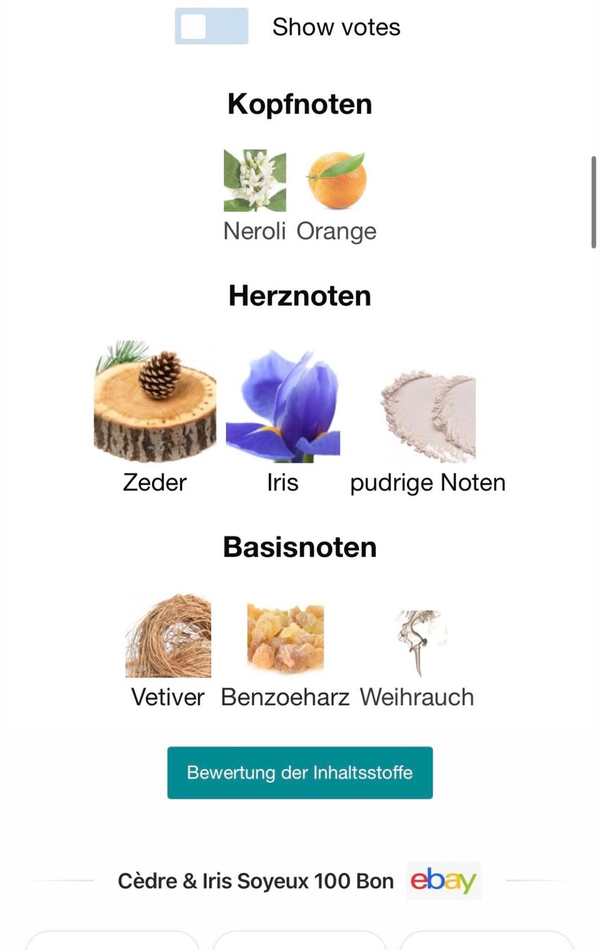 Profumi & Eau de Toilette: 100 Bon Cèdre & Iris Soyeux, Abfüllung 5ml.. – Usato da Zürich venduto da deruja 3