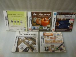5x Intelligenzspiele / jeux d'intelligence - Nintendo DS