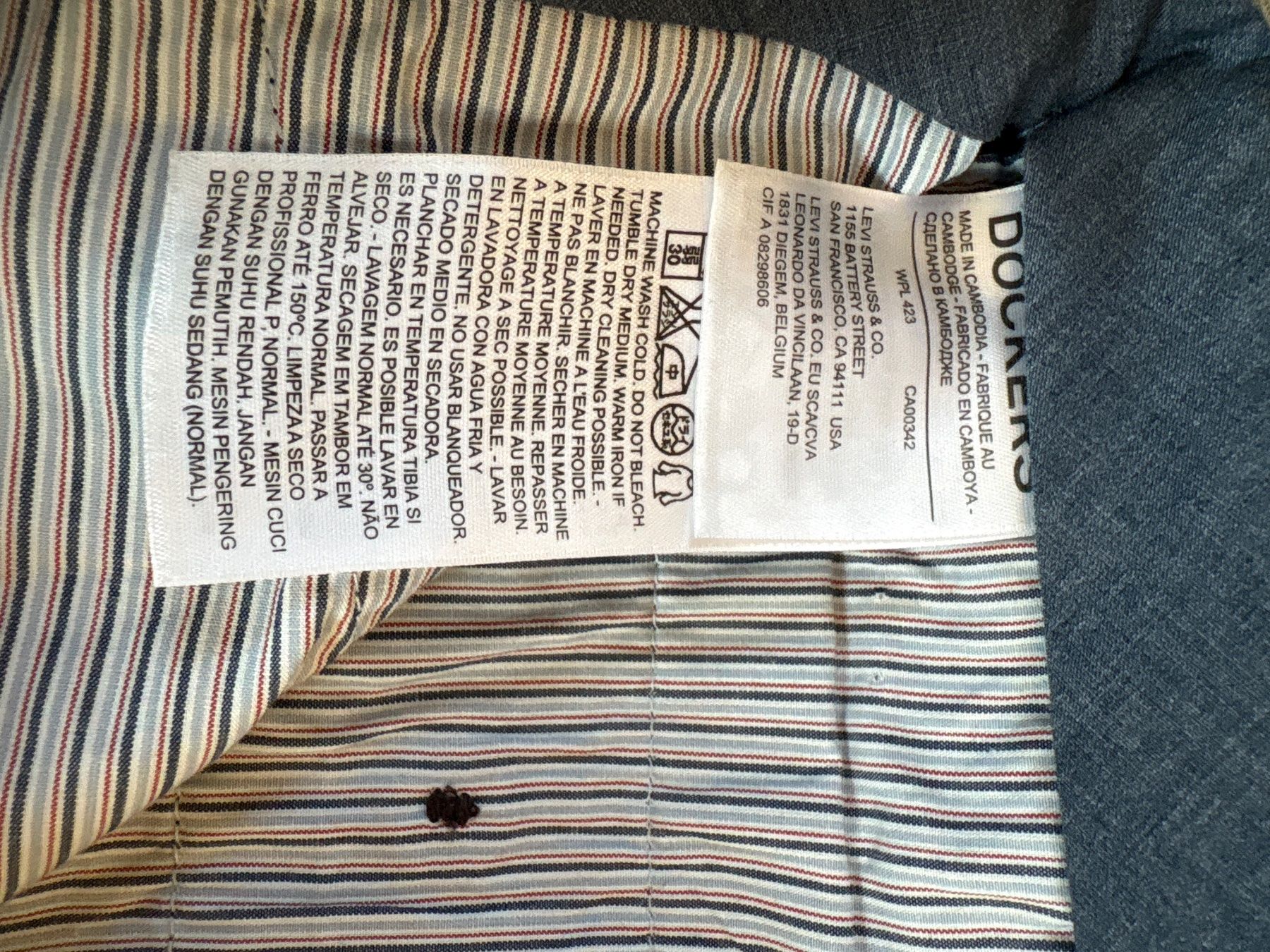 Hosen: Dockers Hose, extra Slim Fit, 32/32 Grösse – Gebraucht aus Elfingen von Huckuck 2