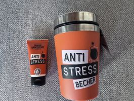 la vida Anti Stress Thermobecher Set + Handcreme NEU