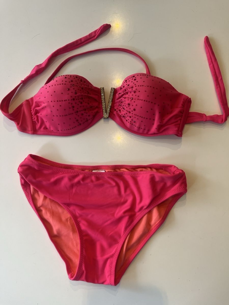 Costumi da bagno & Bikini: Bikini 👙 pink mit glitzer  – Usato da Rombach venduto da kar_5kkt