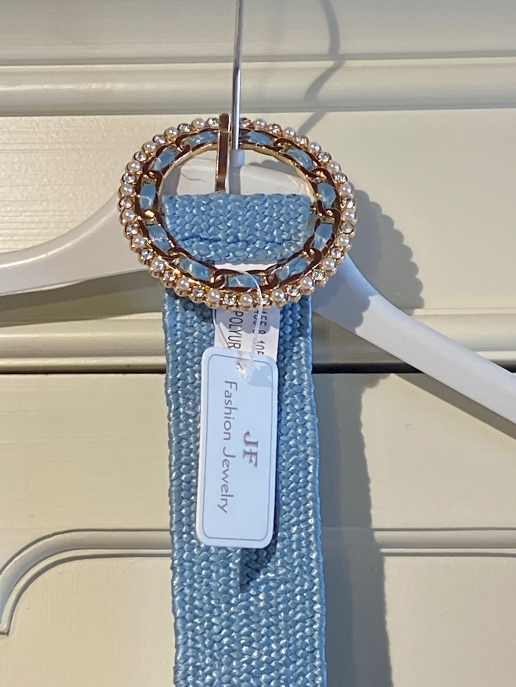 Cinture: GÜRTEL-STRETCH,HELLBLAU – Nuovo e nell'imballaggio originale da Meienried venduto da ManuelaBoutique 3