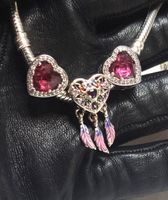 Charm-Herzen, Traumfänger, passend zum Armband.
