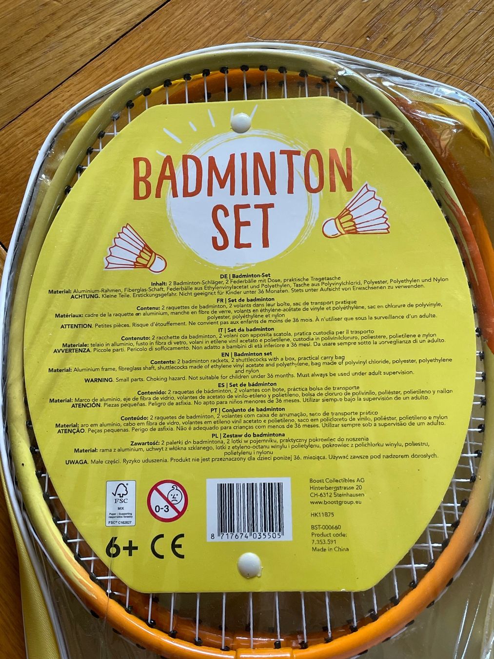Schläger: Badmintonsset NEU – Neu und originalverpackt aus Genève von Livsonman 1