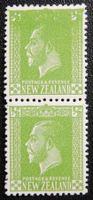 New Zealand British Kat. 136 ** 1913 Fehldruck