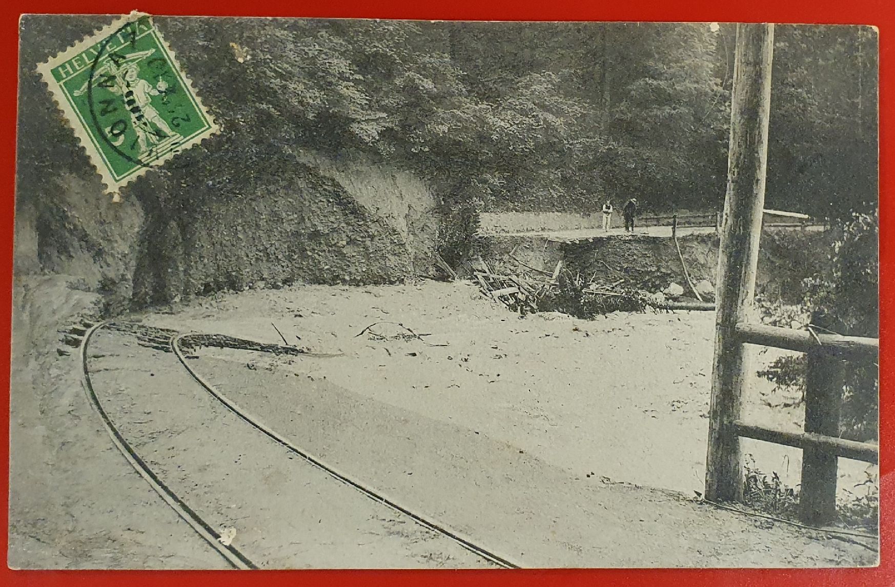 Ansichtskarten: Bex 1910 , Überschwemmungen – Gebraucht aus Kreuzlingen von Rschweiz1