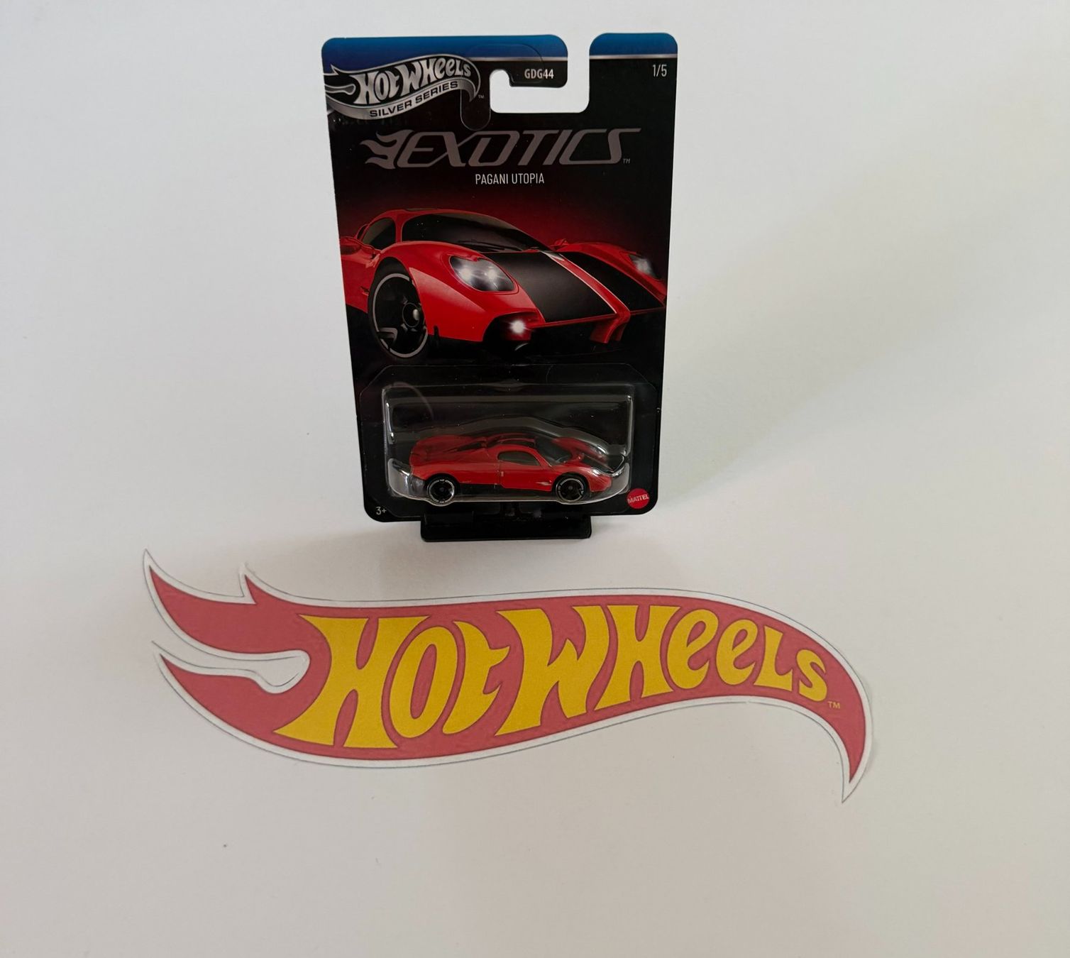 Hot Wheels Modellini d'auto: Hot Wheels Silver Series Exotics Pagani Utopia – Nuovo e nell'imballaggio originale da Luzern venduto da qui_25zt
