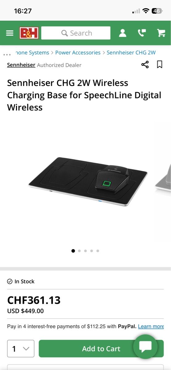Sennheiser Mikrofone: Sennheiser Wireless Mikrophon SL Boundary – Neu (gemäss Beschreibung) aus St. Gallen von fro_ks8w