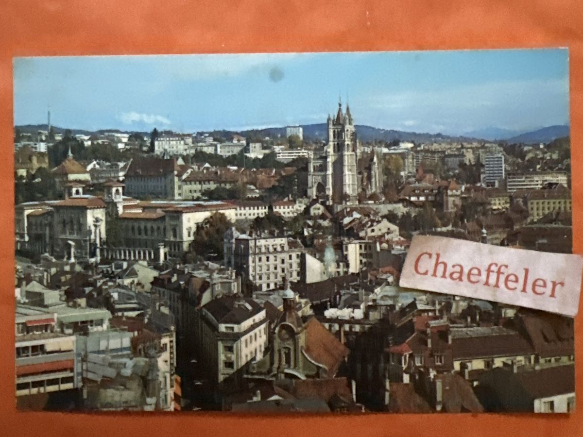 Cartoline postali: 1971 Lausanne Vue générale – Usato da Zürich venduto da Chaeffeler