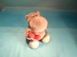 NICI verliebtes Nilpferd mit Herz, L: 25cm