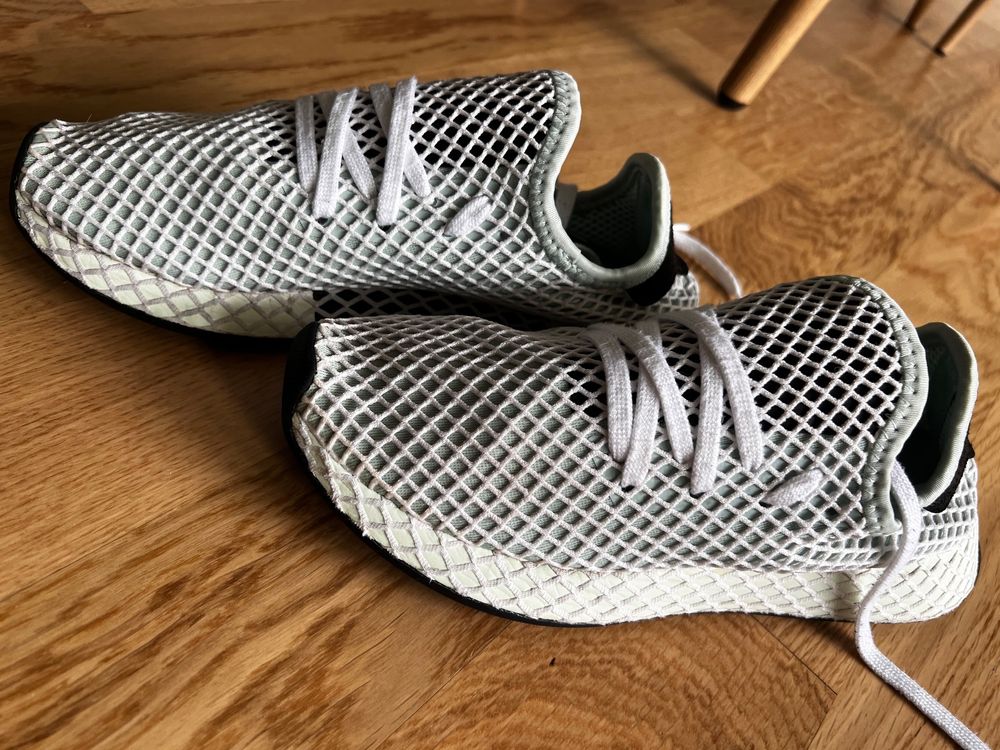 Adidas deerupt cheap bianche e argento