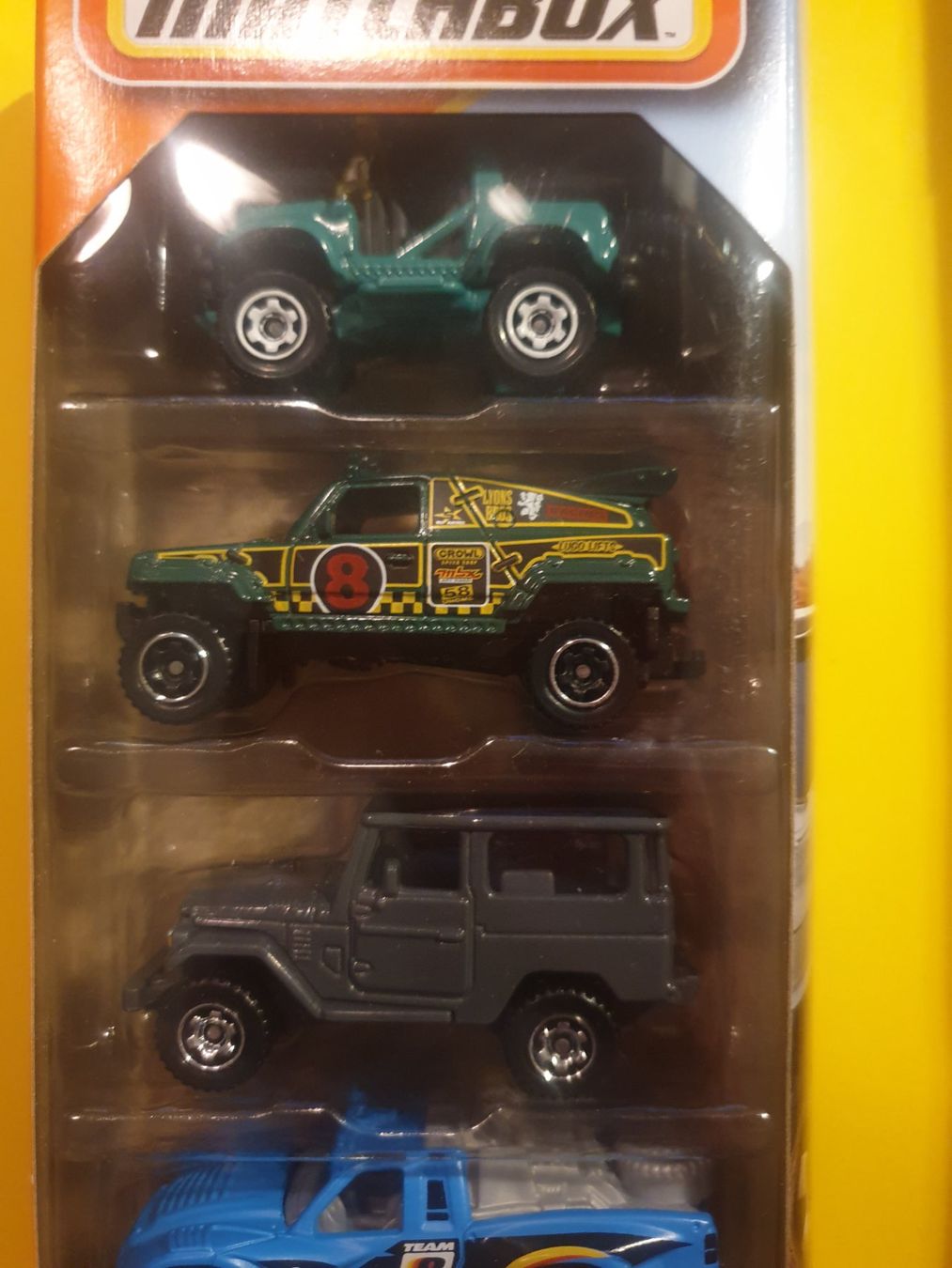 Matchbox Modellini d'auto: Matchbox 5er Set ADVENTURE SEEKERS – Nuovo e nell'imballaggio originale da Oftringen venduto da Rotor 3