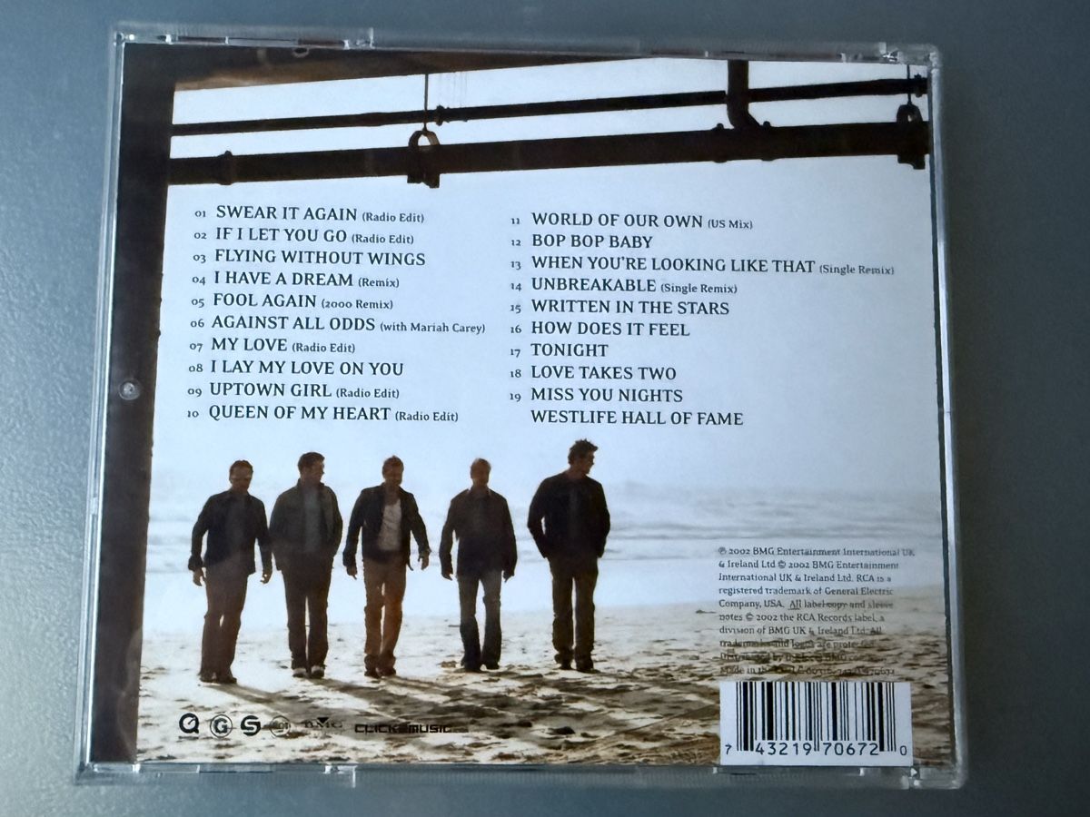 CD: Westlife Unbreakable Greatest Hits Vol.1 – Usato da Oberried Brienz venduto da Chyara 1