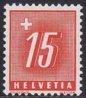 Portomarke SBK-Nr. 56y (Kreuz und Ziffer 1938) ungebraucht *