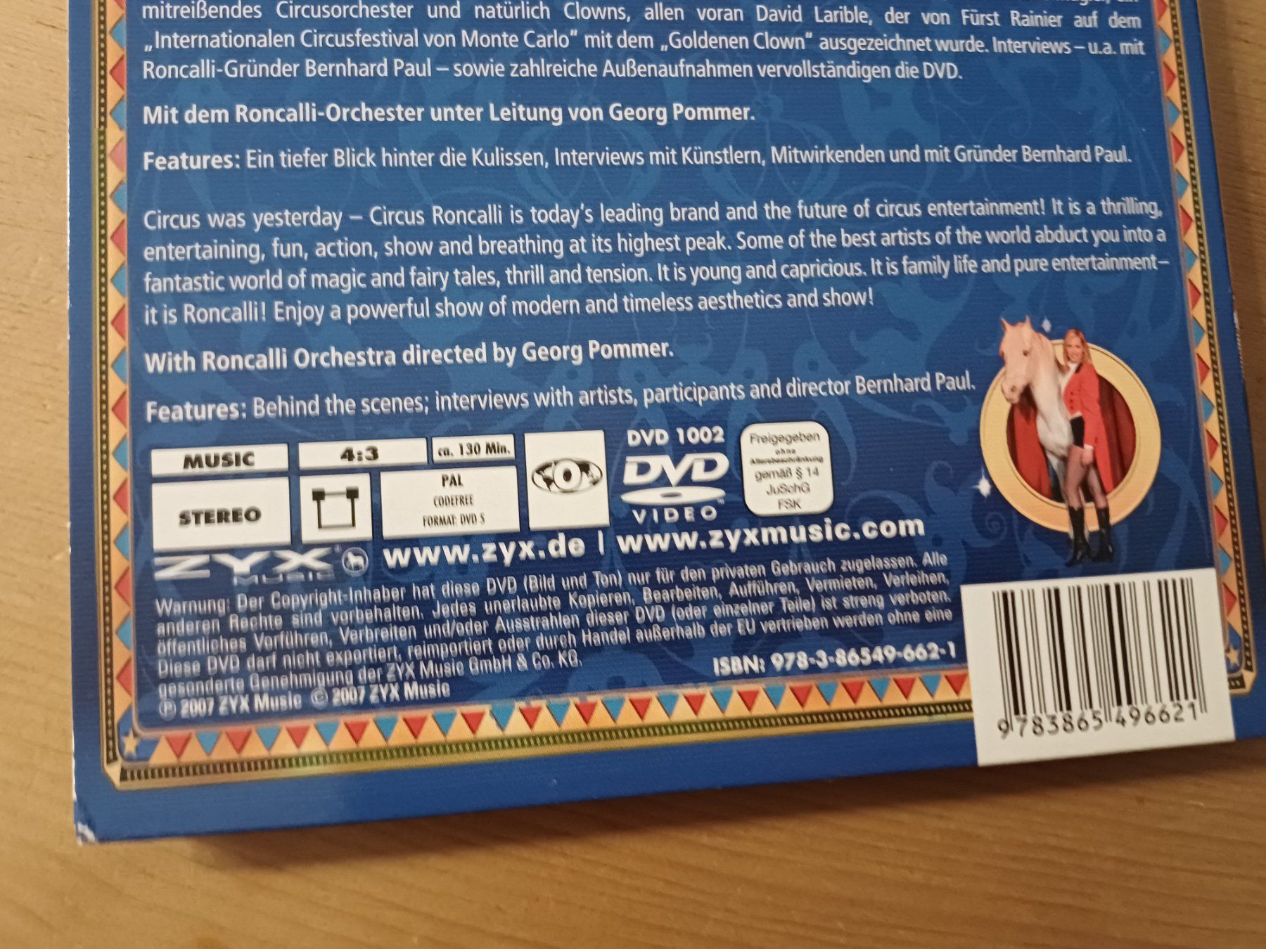Alle DVDs: Circus Roncalli - 30 Jahre Jubiläums Programm – Gebraucht aus Jona von Rreto71 5