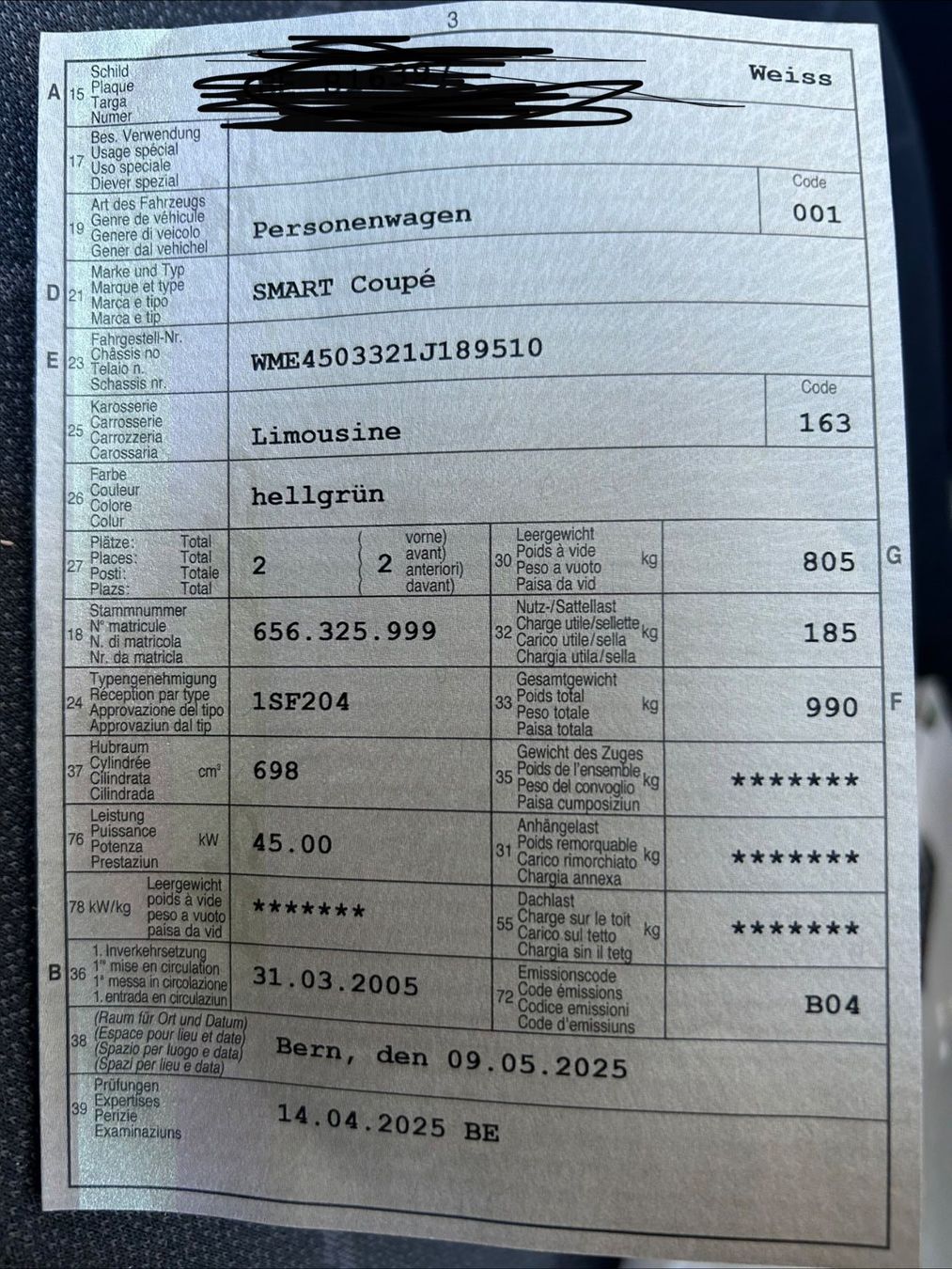 Smart Automobili: Smart Coupé – Usato da Konolfingen venduto da Fisu2 4