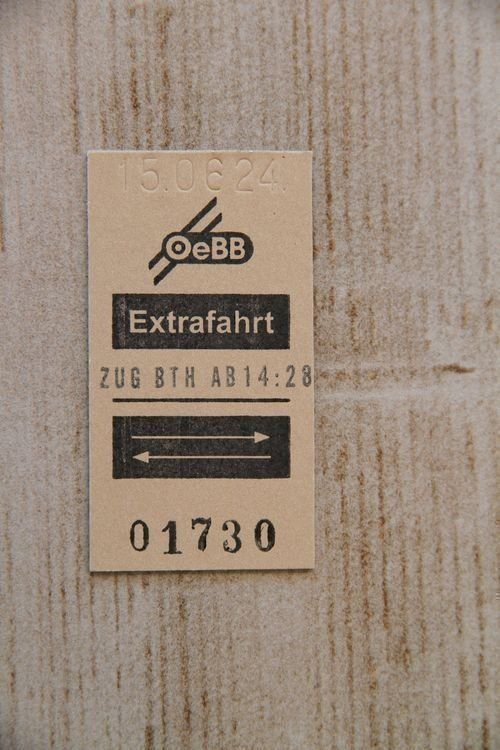 Biglietti: OeBB Bahnbillett, Extrafahrt, Edmondson Billett – Usato da Nesselnbach venduto da ubourson