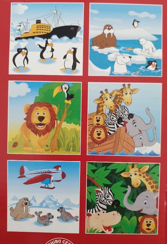 Puzzle: Puzzlewürfel mit 6 Tiermotiven – Usato da Buttisholz venduto da sico20 2