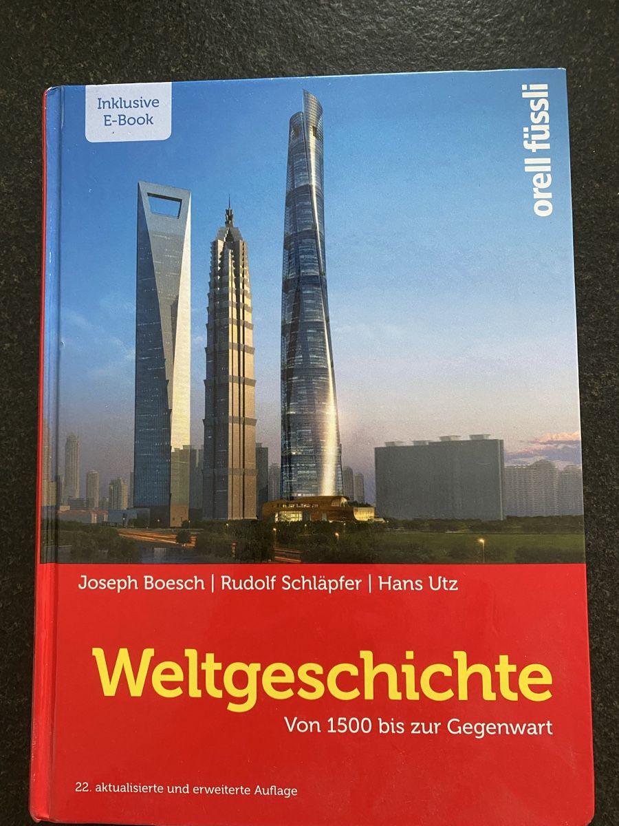 Libri: Weltgeschichte von Joseph Boesch – Usato da Wädenswil venduto da JJ15