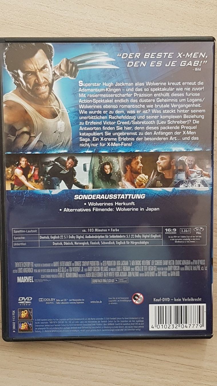 Tutti i DVDs: DVD X-Men Wolverine – Usato da Oetwil am See venduto da fineli2 1