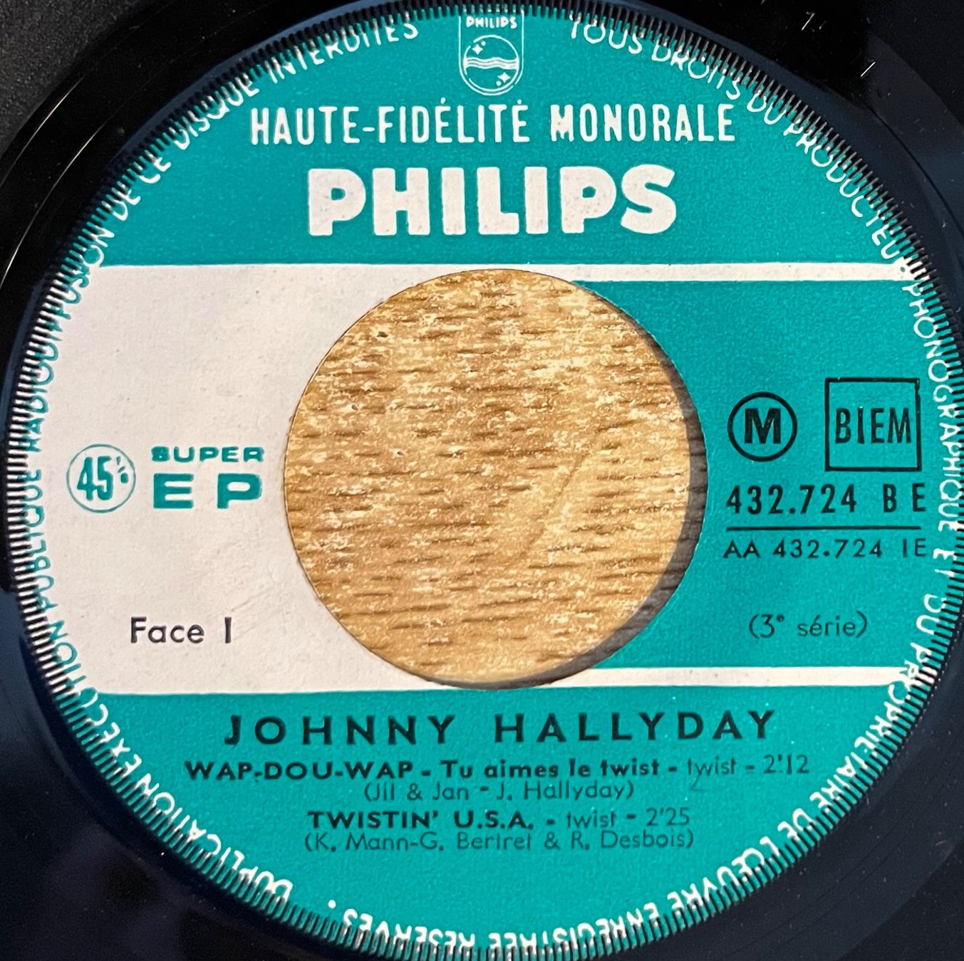 Dischi in vinile: JOHNNY HALLYDAY - WAP-DOU-WAP – Usato da Bussigny venduto da vinyl-pas-cher 2