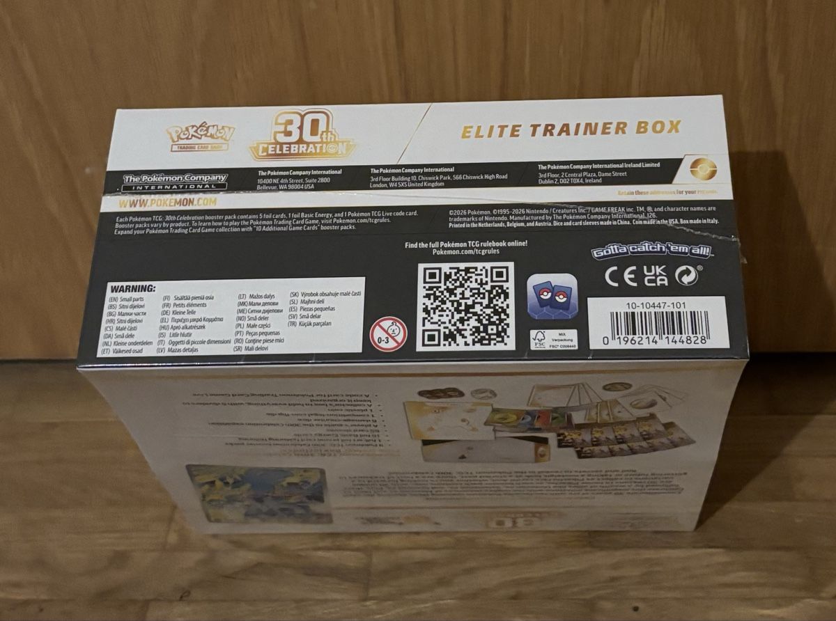 Pokémon Cartes à collectionner: Coffret Pokémon Elite Trainer Box 30th – Neuf (Voir description) à Grand-Lancy par Mario64 3