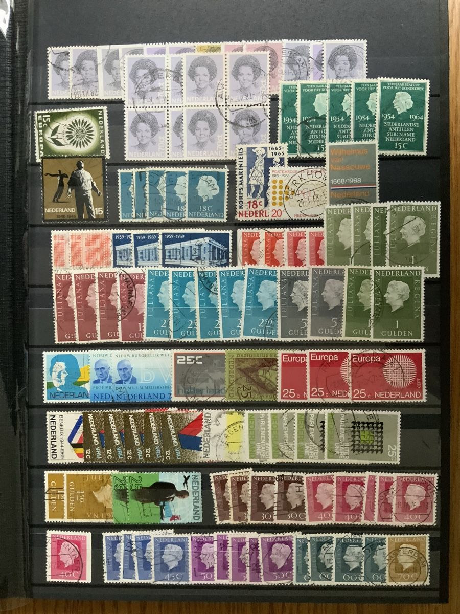 Alle Briefmarken: Briefmarken Sammlung Niederlande – Gebraucht aus Binningen von chr_cr5n 6