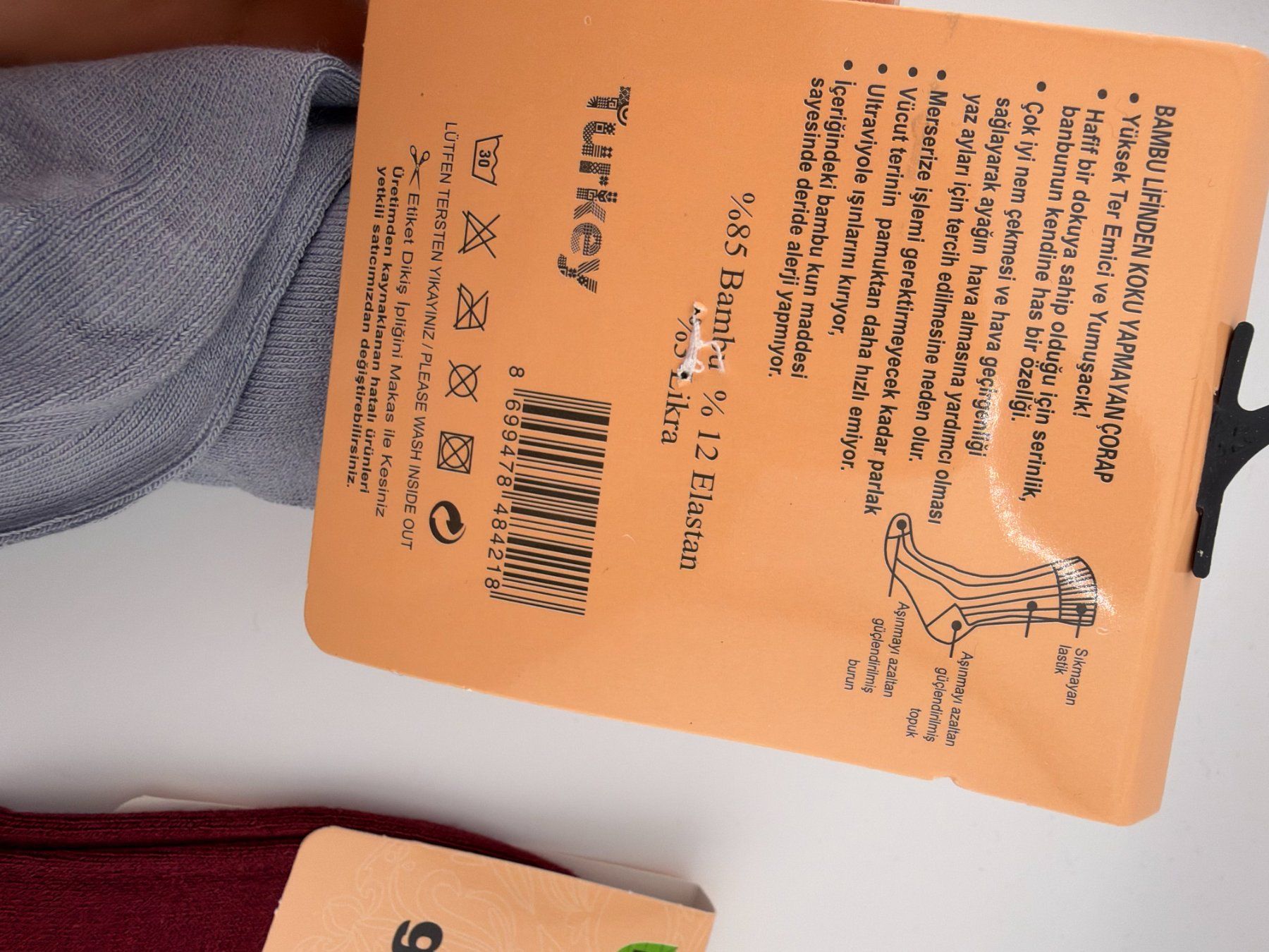 Calze: Socken, Bambus, Gr. 36-40,  2 Stück – Nuovo e nell'imballaggio originale da Riehen venduto da edu_92w7 3