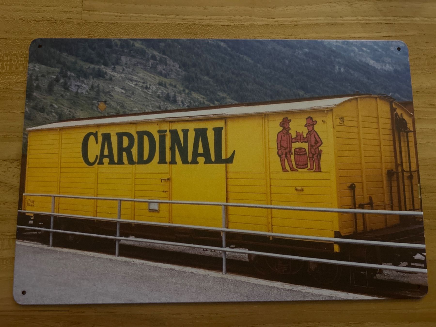 Cardinal Insegne: Blechschild Cardinal Bahnwagen 20x30cm – Nuovo (secondo la descrizione) da Schenkon venduto da Jaimer_91